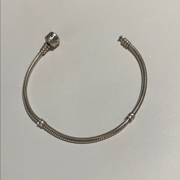Pandora silver snake chain bracelet - Picture 2 of 2